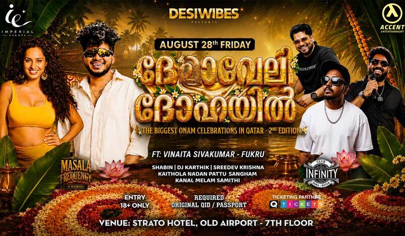 DHE MAVELI DOHAYIL A Mega Onam Celebration Set to Light Up Doha
